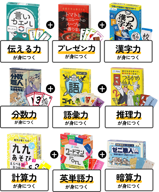 【親勉】おやべん知育カードセット 9種類 親勉チビーズカード 1 - テラコヤキッズ オンラインショップ｜遊び